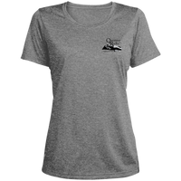 LST360 Ladies' Heather Scoop Neck Performance Tee