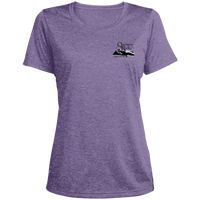 LST360 Ladies' Heather Scoop Neck Performance Tee