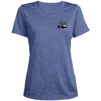 LST360 Ladies' Heather Scoop Neck Performance Tee