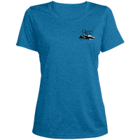 LST360 Ladies' Heather Scoop Neck Performance Tee
