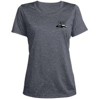 LST360 Ladies' Heather Scoop Neck Performance Tee