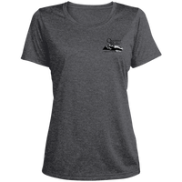 LST360 Ladies' Heather Scoop Neck Performance Tee