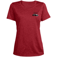 LST360 Ladies' Heather Scoop Neck Performance Tee