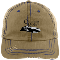 6990 Distressed Unstructured Trucker Cap