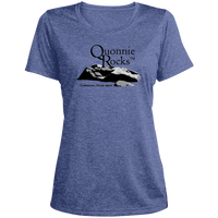 LST360 Ladies' Heather Scoop Neck Performance Tee