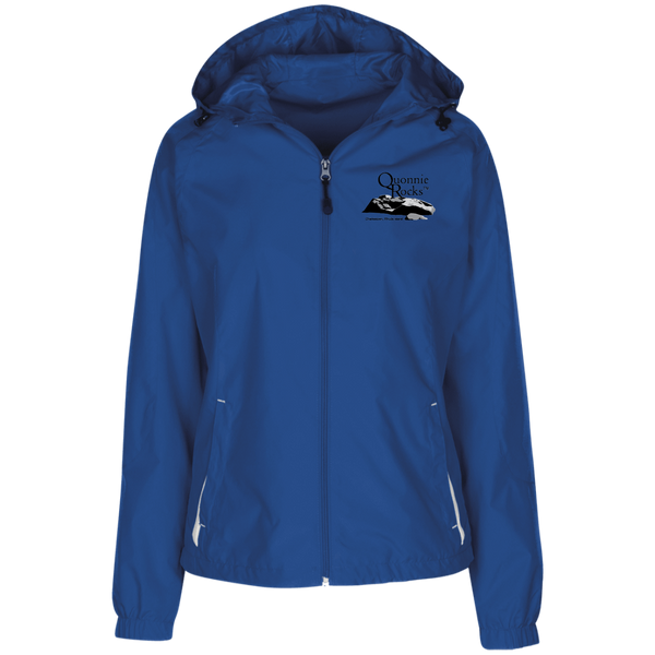 LST76 Ladies' Jersey-Lined Hooded Windbreaker